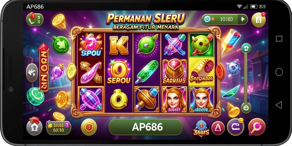 Screenshot gameplay AP686 yang menampilkan tampilan menarik dan fitur-fitur menarik.