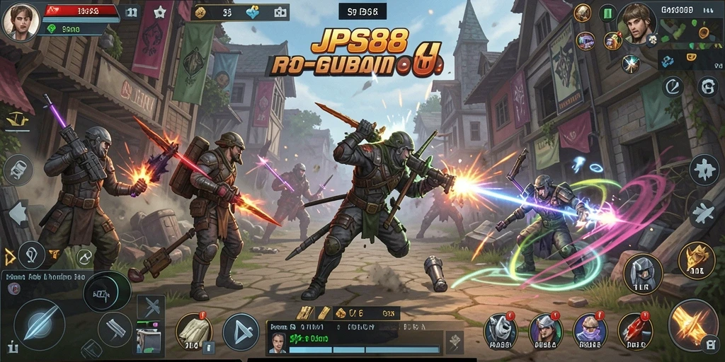 Tampilan gameplay <strong>JPS88</strong> yang menakjubkan dengan aksi strategis yang mendebarkan.