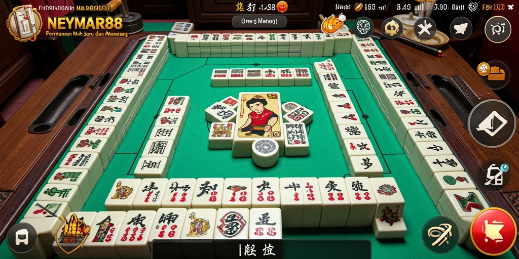 Tampilan gameplay seru NEYMAR88 dengan Mahjong yang menantang.