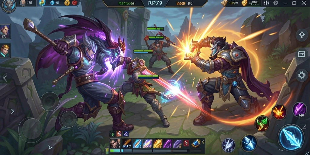 Tangkapan layar gameplay RP79 yang menarik dan intens.