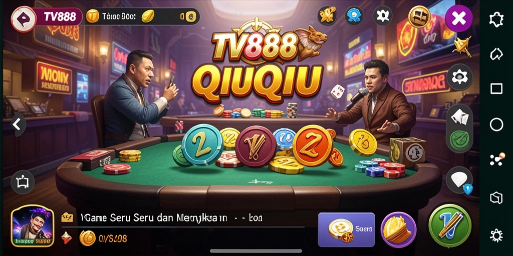 Screenshot gameplay QiuQiu yang menarik dan seru.