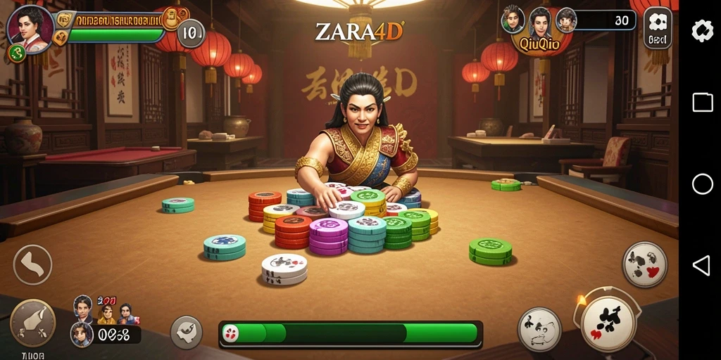 Tampilan gameplay ZARA4D yang seru dan interaktif.