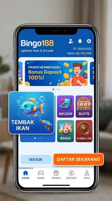 Pengguna sedang mengunduh aplikasi dari bingo188 dengan aman.